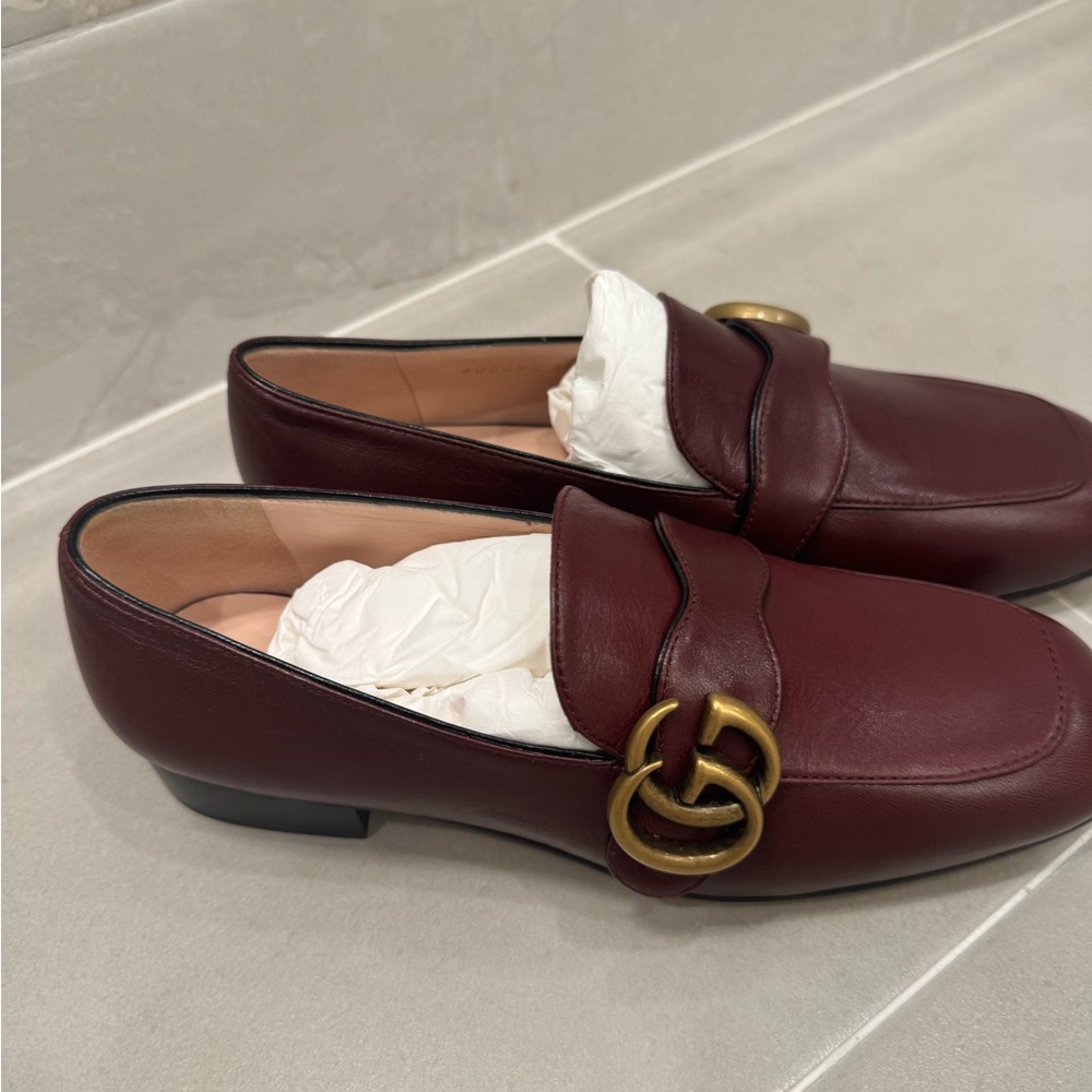 Gucci Women's Burgundy Loafers